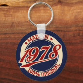 Made in 1978 schlüsselanhänger (Vorderseite)