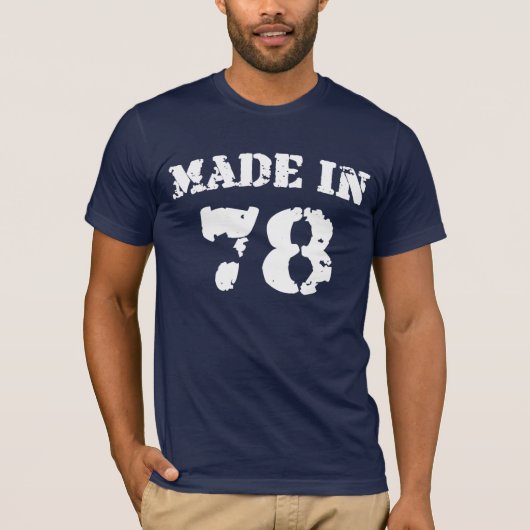 Made in 1978 Shirt (Vorderseite)