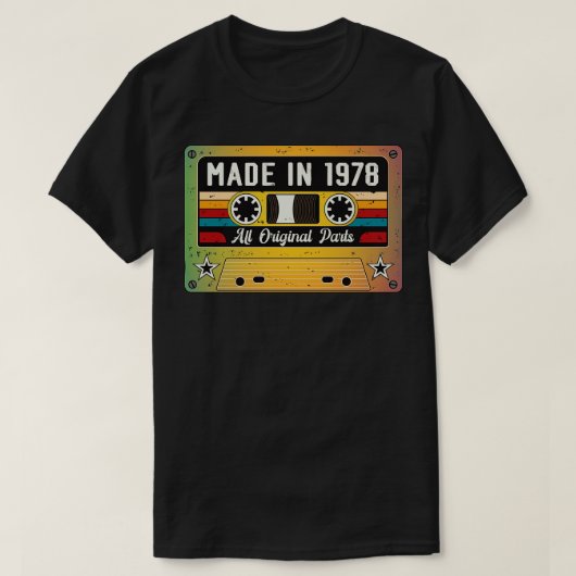 Made in 1978 T-Shirt (Design vorne)