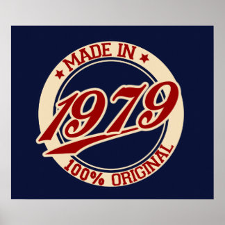 Made in 1979 poster
