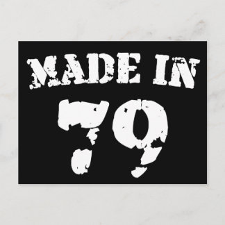 Made in 1979 postkarte