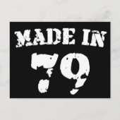 Made in 1979 postkarte (Vorderseite)