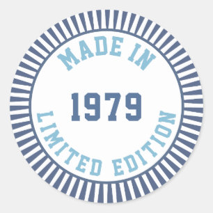 Made in 1979 runder aufkleber