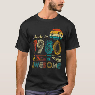 Made in 1980 Vintag Retro 41 Jahre alt 41 Jahre T-Shirt