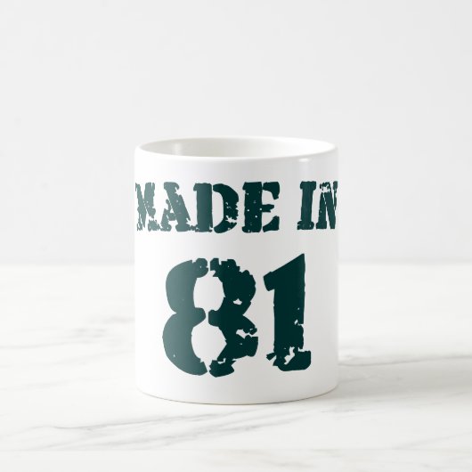 Made in 1981 kaffeetasse (Mittel)