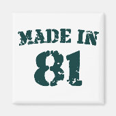 Made in 1981 magnet (Vorne)