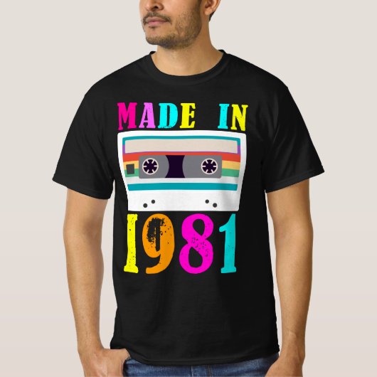 Made in 1981 T-Shirt (Vorderseite)