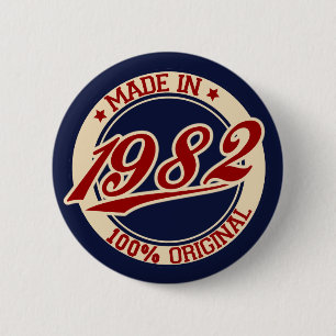 Made in 1982 button