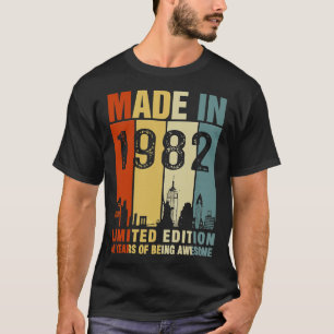 Made in 1982 Limited Edition 40 Jahre Awe T-Shirt