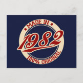 Made in 1982 postkarte (Vorderseite)