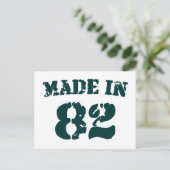 Made in 1982 postkarte (Stehend Vorderseite)