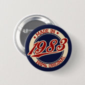 Made in 1983 button (Vorne & Hinten)