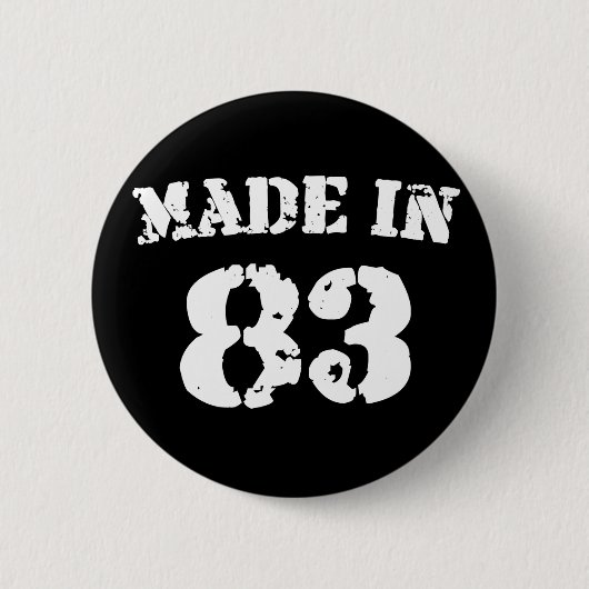 Made in 1983 button (Vorderseite)