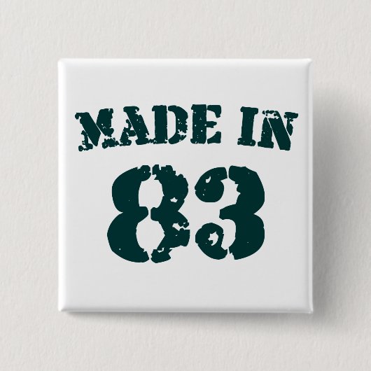 Made in 1983 button (Vorderseite)