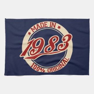 Made in 1983 handtuch
