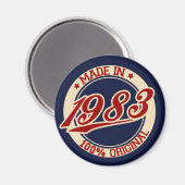 Made in 1983 magnet (Vorderseite/Rückseite)