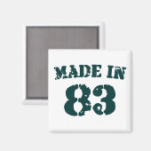 Made in 1983 magnet (Vorderseite/Rückseite)