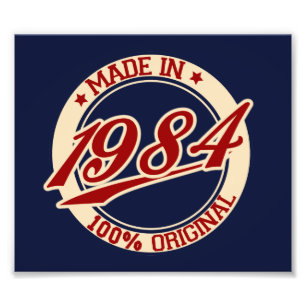 Made in 1984 fotodruck