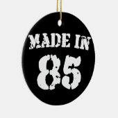 Made in 1985 keramikornament (Rechts)