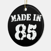 Made in 1985 keramikornament (Links)