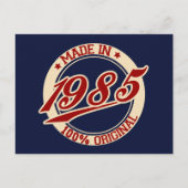 Made in 1985 postkarte (Vorderseite)