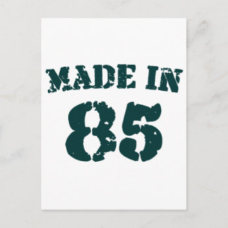 Made in 1985 postkarte