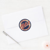 Made in 1985 runder aufkleber (Umschlag)