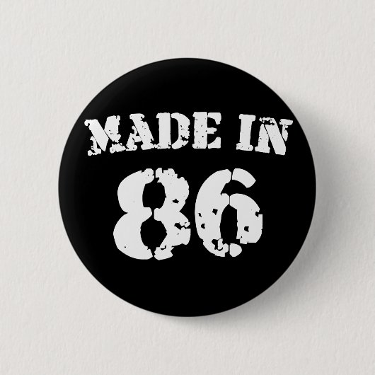 Made in 1986 button (Vorderseite)