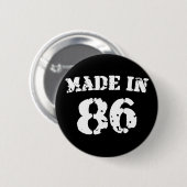 Made in 1986 button (Vorne & Hinten)