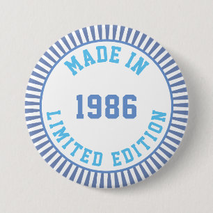 Made in 1986 button