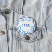 Made in 1986 button (Beispiel)