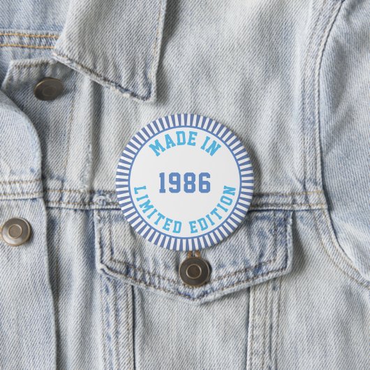 Made in 1986 button (Beispiel)