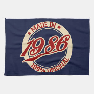 Made in 1986 geschirrtuch