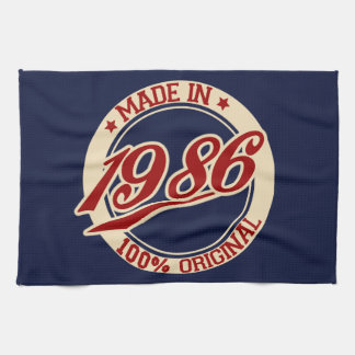 Made in 1986 geschirrtuch