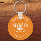 Made in 1986 schlüsselanhänger (Vorderseite)