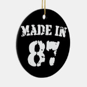 Made in 1987 keramikornament (Rechts)