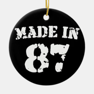 Made in 1987 keramikornament