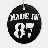 Made in 1987 keramikornament (Links)