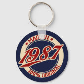 Made in 1987 schlüsselanhänger (Vorderseite)