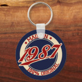 Made in 1987 schlüsselanhänger (Vorderseite)