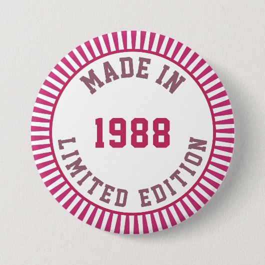 Made in 1988 button (Vorderseite)