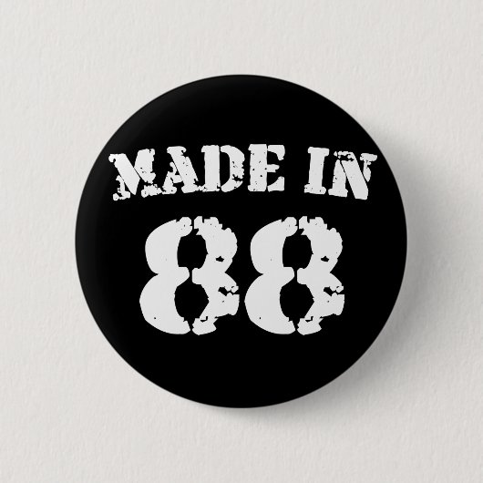 Made in 1988 button (Vorderseite)