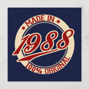 Made in 1988 karte