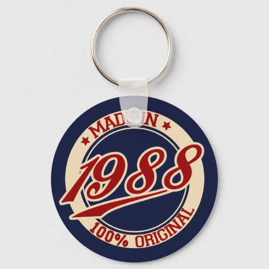 Made in 1988 schlüsselanhänger (Vorderseite)