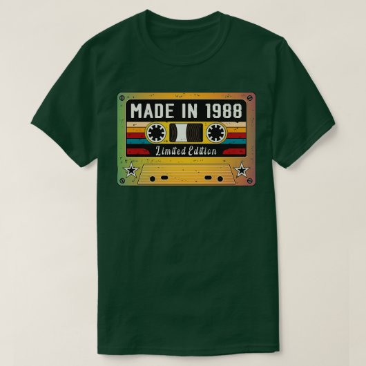 Made in 1988 T-Shirt (Design vorne)