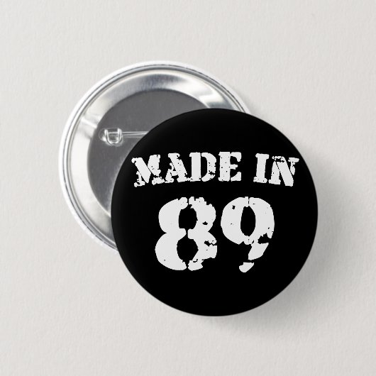 Made in 1989 button (Vorne & Hinten)
