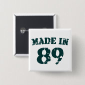 Made in 1989 button (Vorne & Hinten)