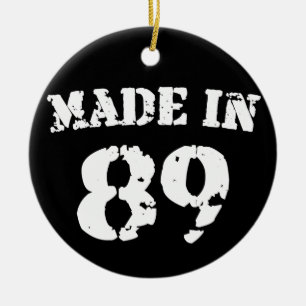 Made in 1989 keramik ornament