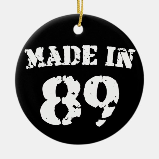 Made in 1989 keramik ornament (Vorne)
