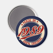 Made in 1989 magnet (Vorderseite/Rückseite)